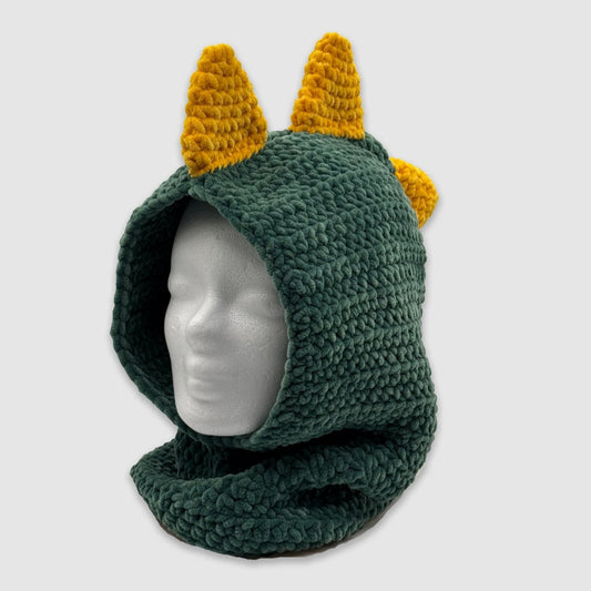 Stylische Unisex  Balaclava  / Sturmhaube für Erwachsene und Kinder mit Drachenzacken. Perfekt für kalte Tage & Outdoor Aktivitäten.