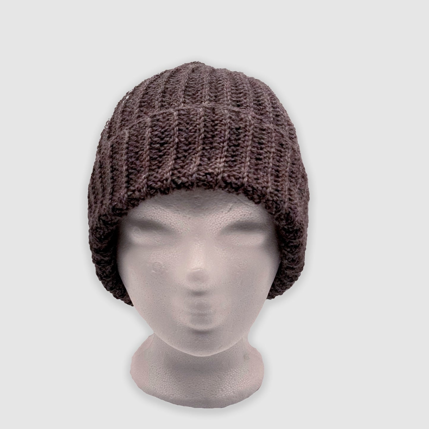 Hand-crocheted 2-in-1 hat made from upcycled alpaca silk – classic hat &amp; beanie