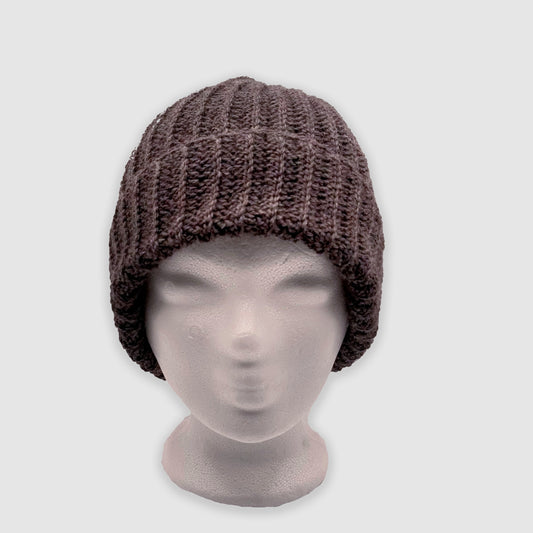 Hand-crocheted 2-in-1 hat made from upcycled alpaca silk – classic hat &amp; beanie