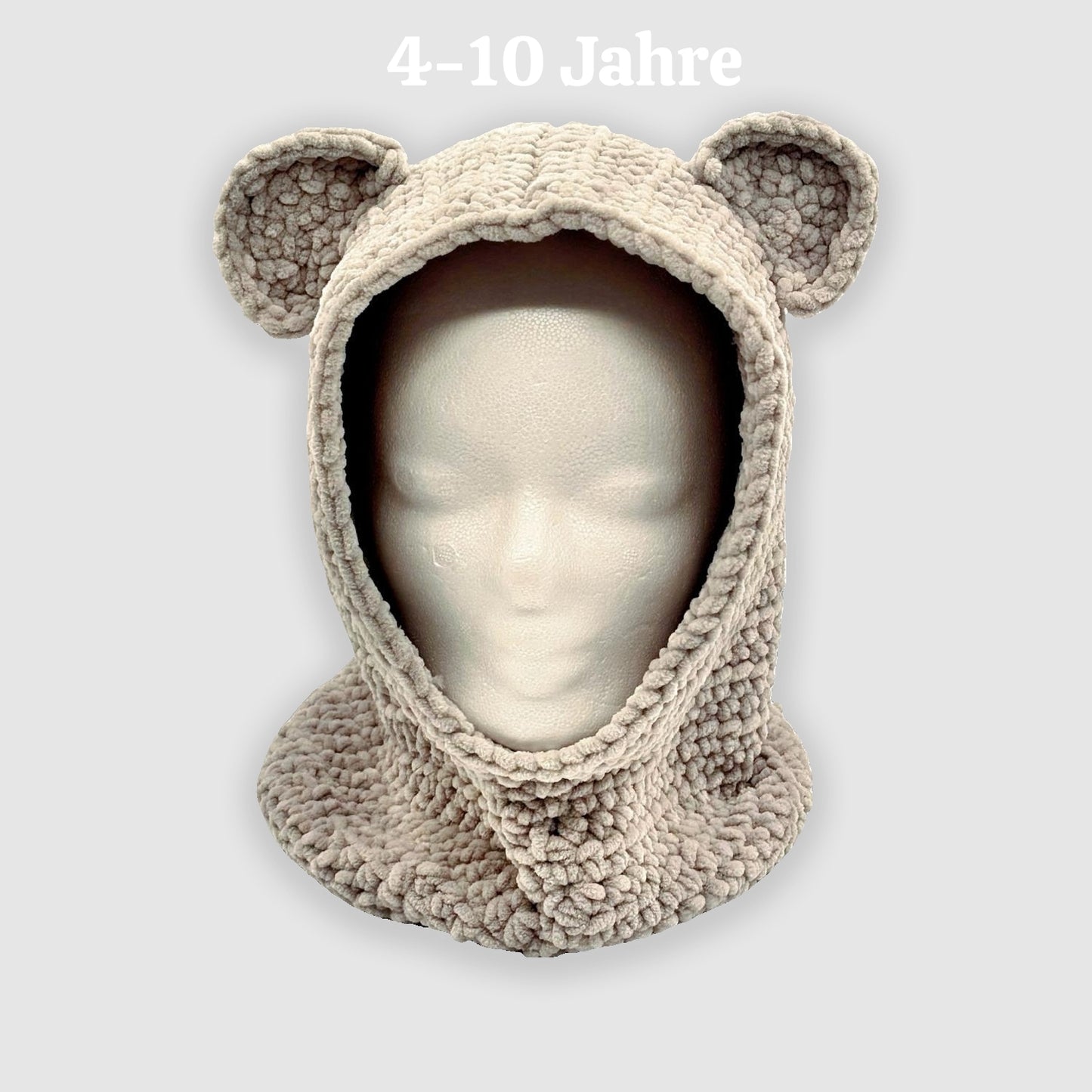Stylish unisex balaclava / balaclava for adults and children with bear ears