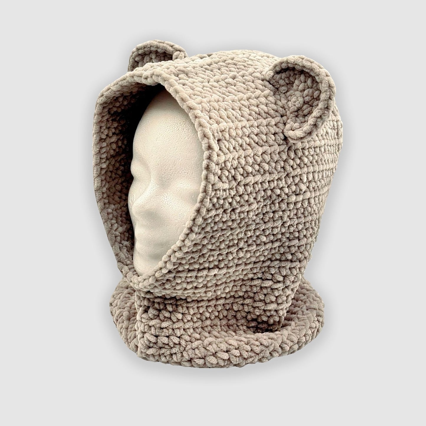 Stylish unisex balaclava / balaclava for adults and children with bear ears